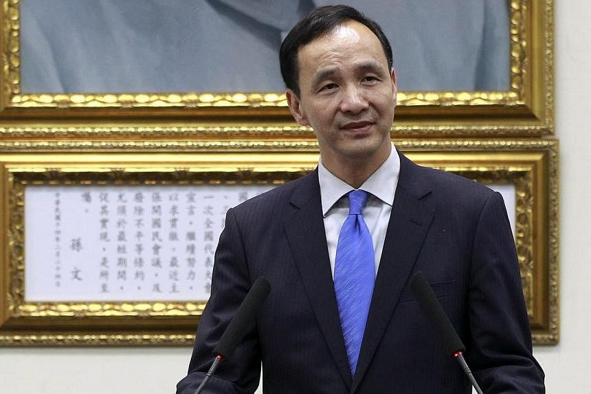 The head of Taiwan's ruling Kuomintang party said on Sunday he was "optimistic" about the island joining a Beijing-led regional development bank, despite China having last month rejected Taiwan's bid to join. -- PHOTO: REUTERS