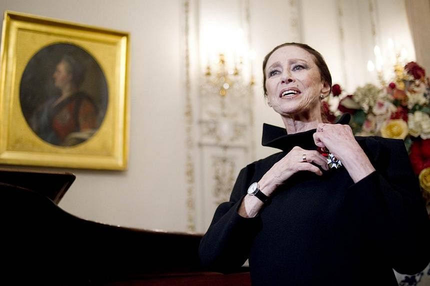 Maya Plisetskaya (above, in a 2012 file photo) - considered one of the greatest ballerinas of the 20th century for performances that flouted Soviet convention - died on Saturday at the age of 89. -- PHOTO: AFP