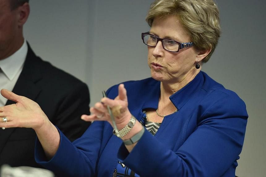 Australian Senator Christine Milne unexpectedly resigned as leader of the small but influential Greens Party on Wednesday, raising questions over the future of an important political bloc outside the two mainstream parties. -- PHOTO: AFP