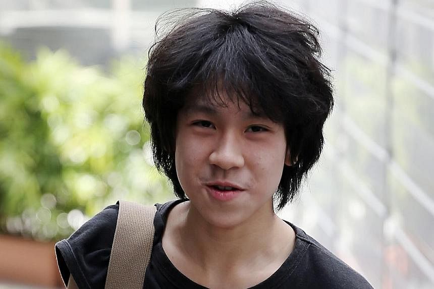 Teenage blogger Amos Yee's mother brought him to the Institute of Mental Health to see a psychiatrist on April 3. But after two sessions, the 16-year-old refused to go anymore, it was revealed in court on Wednesday. --&nbsp;ST PHOTO: WONG KWAI CHOW&n