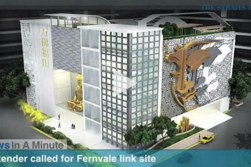 The government has terminated the tender awarded to Eternal Pure Land for a Chinese temple and columbarium at Fernvale Link in Sengkang.