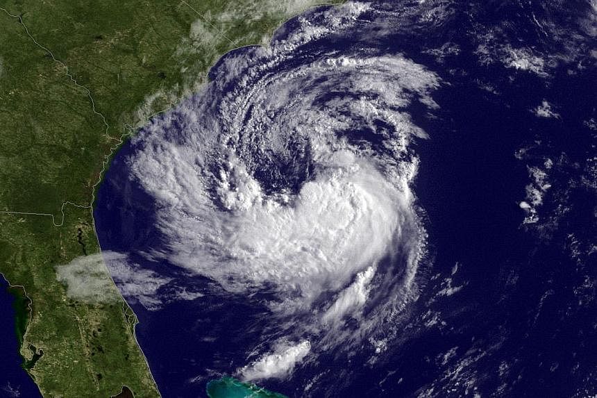 Subtropical Storm Ana, expected to move toward the southeastern United States at a very slow pace. -- PHOTO: AFP