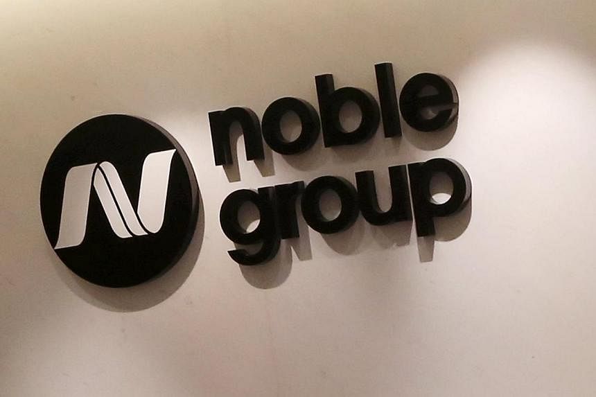 The Noble Group logo is seen at its headquarters in Hong Kong on March 23, 2015. Noble Agri, the agribusiness unit of Noble Group, announced on Tuesday the appointment of Matt Jansen as its chief executive officer with immediate effect. -- PHOTO: RET