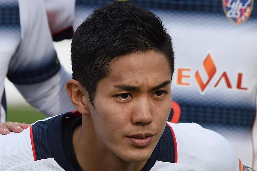 Muto began his professional career at FC Tokyo last year, scoring 13 goals in 33 games. -- PHOTO: AFP&nbsp;