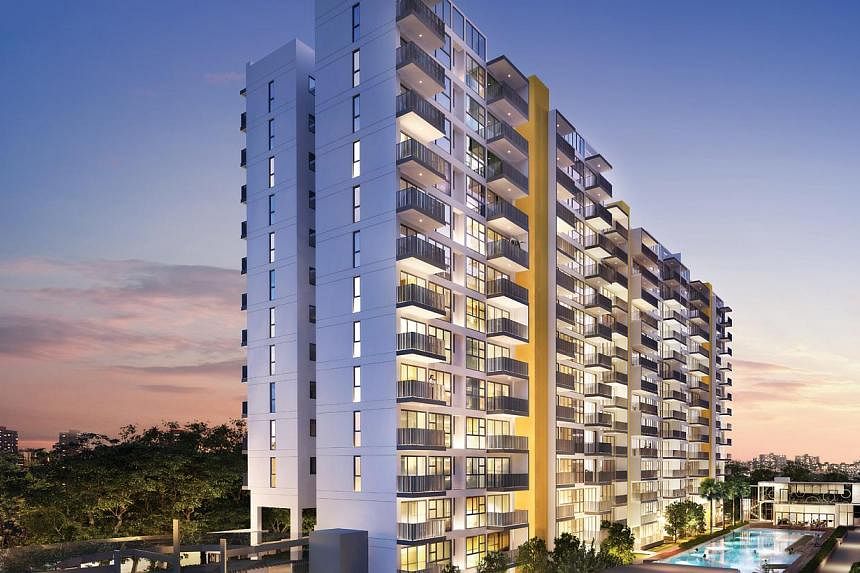 Artist's impression of Westwood Residences, the second executive condominium in Jurong to launch in 18 years. It has unveiled an indicative price of $800 psf, at the lower end of its earlier target price range. -- PHOTO: KOH BROTHERS AND HEETON HOLDI
