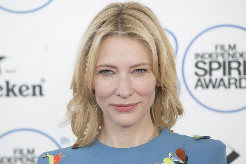 Award-winning Australian actress Cate Blanchett turned 46 yesterday - and the fact that she is still taking on top roles in Hollywood surprises even herself. -- PHOTO: AFP