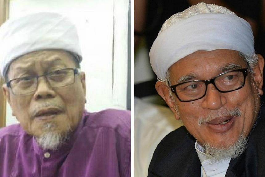 Veteran Parti Islam SeMalaysia (PAS) leader Ahmad Awang (left) will challenge long-term president Datuk Seri Abdul Hadi Awang for the leadership of the Malaysian opposition party at the party polls in June. --&nbsp;PHOTOS: THE STAR/ASIA NEWS NETWORK&