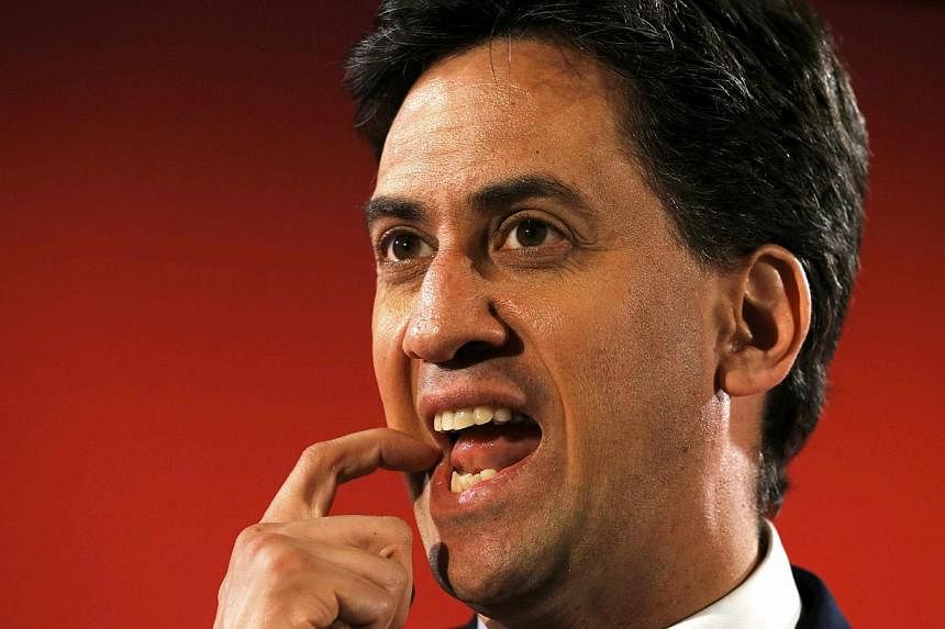 Britain's Labour Party will name a new leader on Sept 12 following the resignation of Ed Miliband (above) in the wake of his shock election defeat last week, the party's executive committee said on Wednesday. -- PHOTO: REUTERS