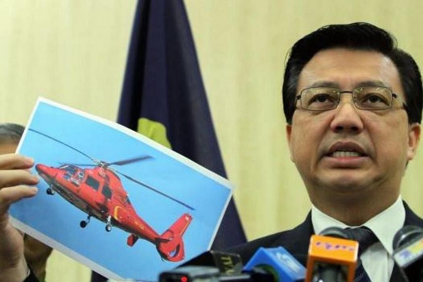 Malaysian Transport Minister Liow Tiong Lai speaking at a press conference regarding the helicopter crash in Semenyih last month that killed all six passengers on board. -- PHOTO: THE STAR/ASIA NEWS NETWORK&nbsp;