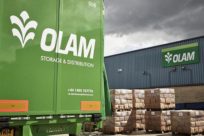 Olam International announced on Friday a 92.1 per cent slide to $31.26 million in net profit for its first quarter ended March 31, 2015, from $396.13 million for the year-ago period. -- PHOTO: OLAM INTERNATIONAL LTD