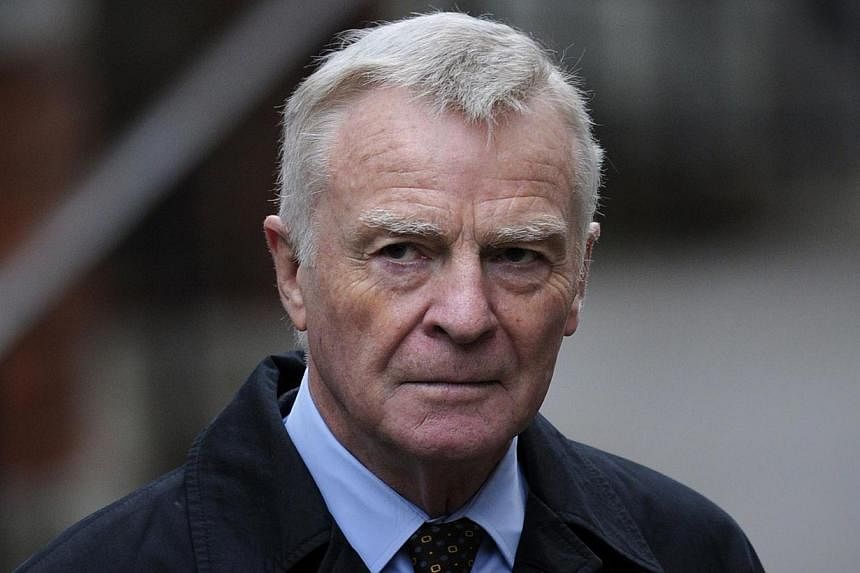 Google and ex-Formula One boss Max Mosley have settled their years-long legal dispute over images from a sadomasochistic orgy he took part in. -- PHOTO: AFP