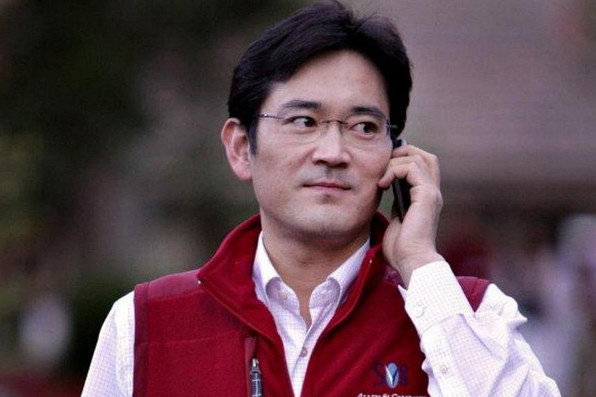 Samsung Group heir apparent Jay Y. Lee will take over from his father Lee Kun-hee as head of two key foundations, the conglomerate said on Friday, suggesting that a transfer of leadership is underway at South Korea's largest conglomerate. -- PHOTO: B