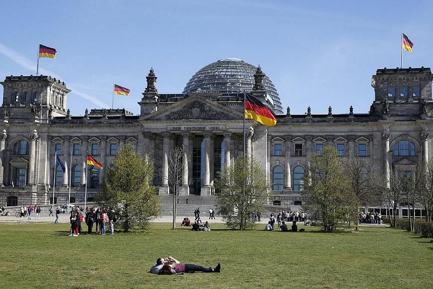 The Reichstag building, seat of the German lower house of parliament Bundestag, in Berlin, April 20, 2015.&nbsp;The German Bundestag lower house of parliament is trying to repair its computer system after a hacking attack but there are no indications