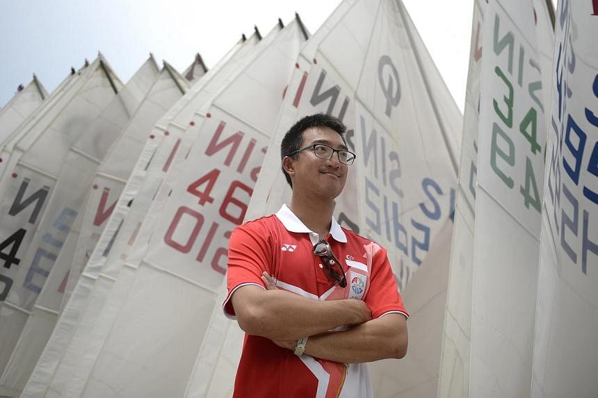 National sailor Colin Cheng, who will be making his SEA Games debut despite medals from three Asian Games, has been training in Sydney's harbour.