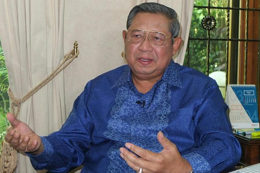 Indonesia's former president Susilo Bambang Yudhoyono on Sunday urged nations to seek a solution instead of assigning blame over the migrant crisis engulfing Southeast Asia, warning that hundreds of lives are at stake. -- PHOTO: ST FILE
