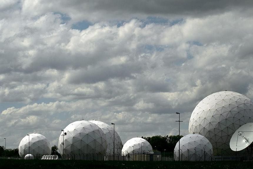 Radar domes are seen on the premises of a communications intercept station of German intelligence agency BND in Bad Aibling, Germany, on May 7, 2015. BND,&nbsp;Germany's foreign intelligence agency, helped the CIA track down Osama bin Laden in Pakist