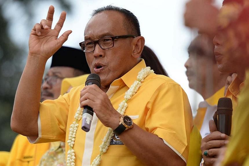 An Indonesian court on Monday ruled that tycoon Aburizal Bakrie was the leader of the country's largest opposition Golkar party, dashing rivals' hopes the party would defect to the ruling coalition under a different leader. -- PHOTO: ST FILE