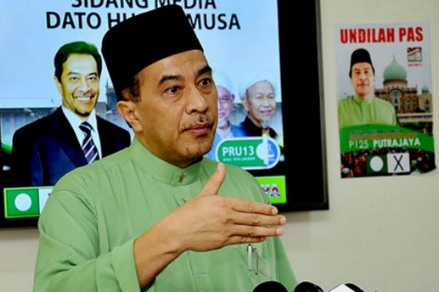 Malaysia's opposition Parti Islam SeMalaysia's (PAS) vice-president Husam Musa will defend his vice-presidency in the upcoming PAS polls next month, ending speculation that he would put up a bid for the president's post. -- PHOTO: THE STAR/ASIA NEWS 