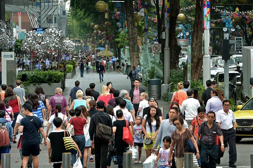 Orchard Road remains the most popular shopping location. -- PHOTO: ST FILE&nbsp;
