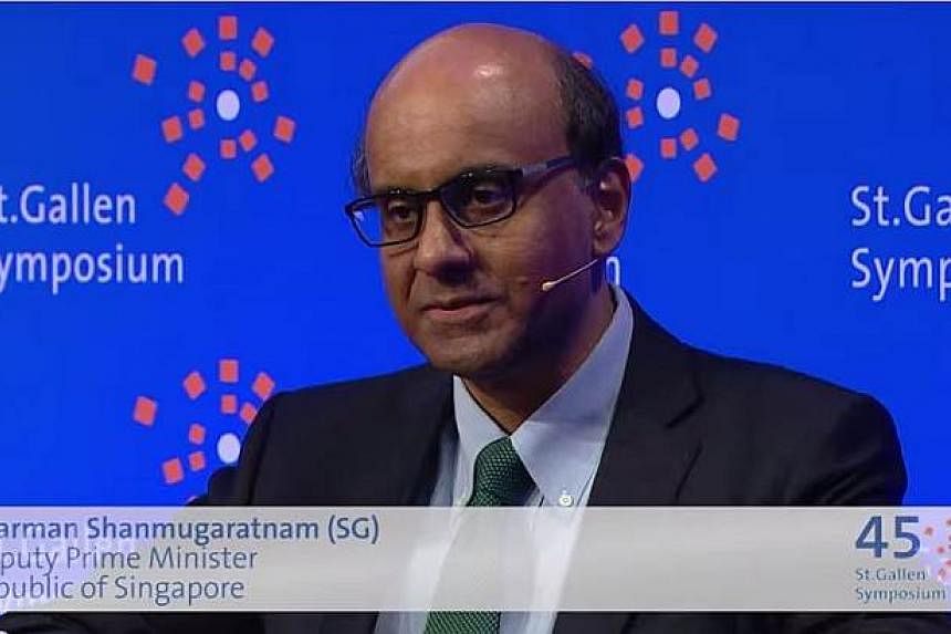 Singapore's economic success, social policies and safety nets were some of the main issues discussed by Deputy Prime Minister and Finance Minister Tharman Shanmugaratnam in an interview by BBC Hardtalk presenter Stephen Sackur at the St Gallen Sympos