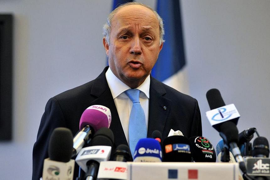 French Foreign Minister Laurent Fabius announced on Wednesday, May 20, 2015, that France will host a high-level meeting on the crisis in Iraq and Syria on June 2. -- PHOTO: EPA&nbsp;