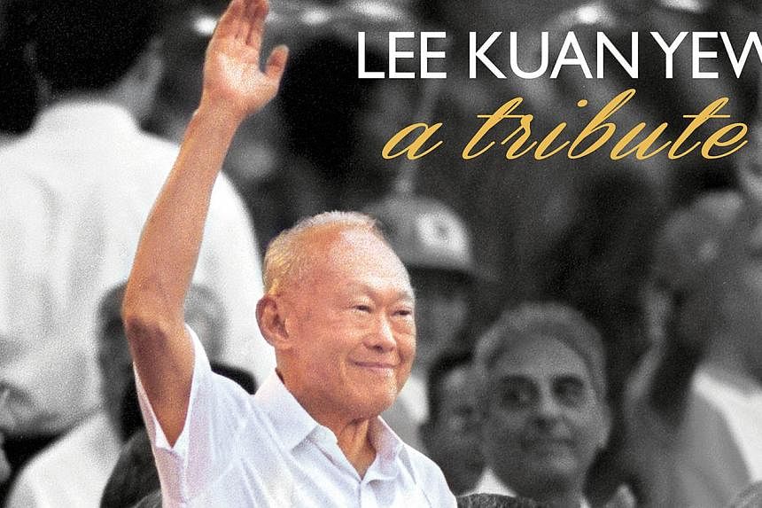 Lee Kuan Yew - A Tribute, a book of essays, photographs and tributes of the late Mr Lee Kuan Yew published in The Straits Times has been launched. -- PHOTO: ST PRESS