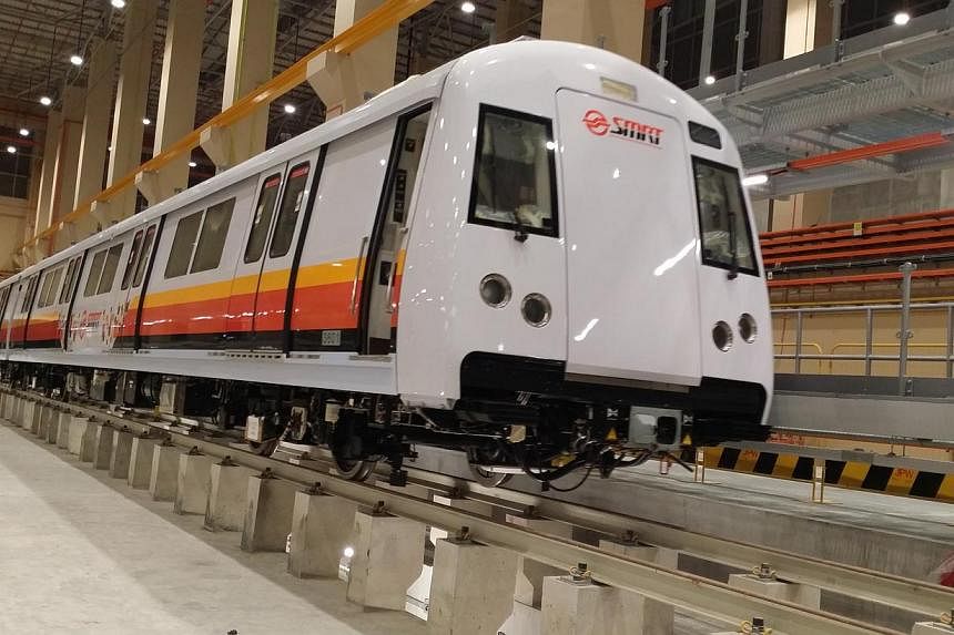 The new train has a signalling system that allows service intervals to be shortened to 100 seconds from 120 seconds now. It will undergo testing before it is introduced for passenger service from the first quarter of next year.
