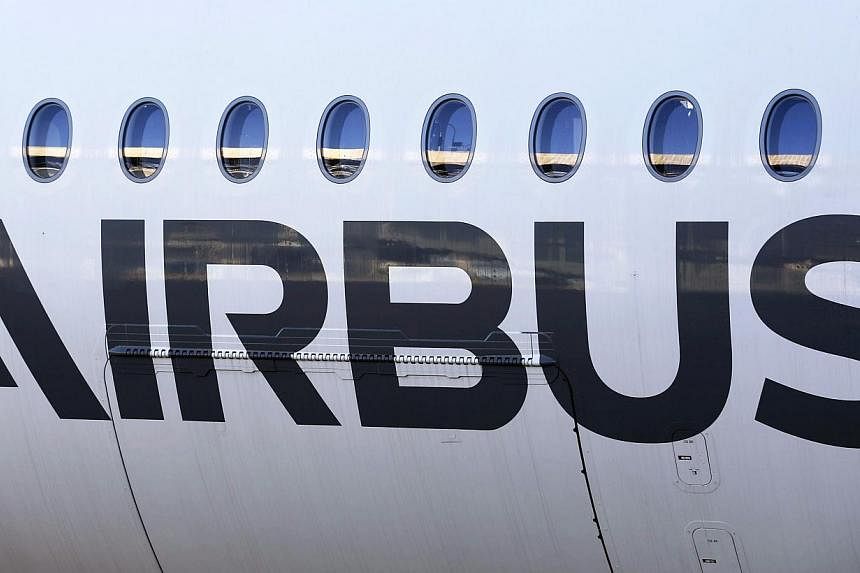An exterior view of an Airbus A350 XWB during the Airbus annual news conference in Colomiers, near Toulouse in this Jan 13, 2015 file photo.&nbsp;European aerospace giant Airbus has weighed into a debate about Britain’s future in Europe, warning of