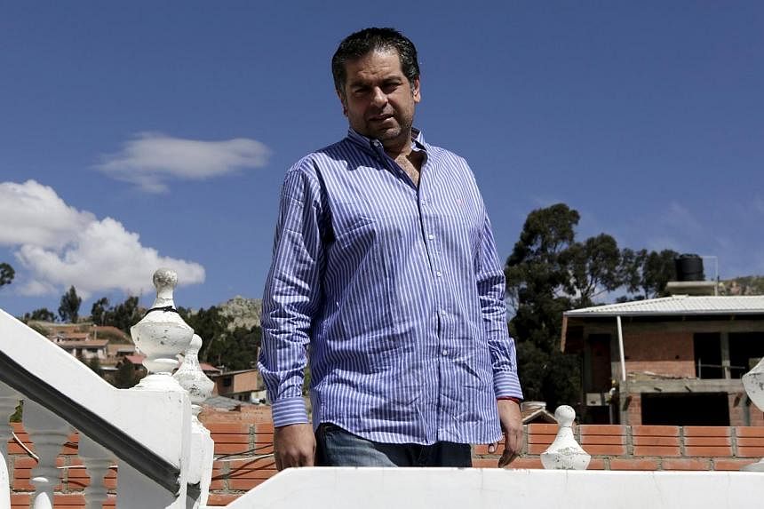 Former presidential adviser Martin Belaunde is pictured in La Paz, Peru , on May 13, 2015. -- PHOTO: REUTERS