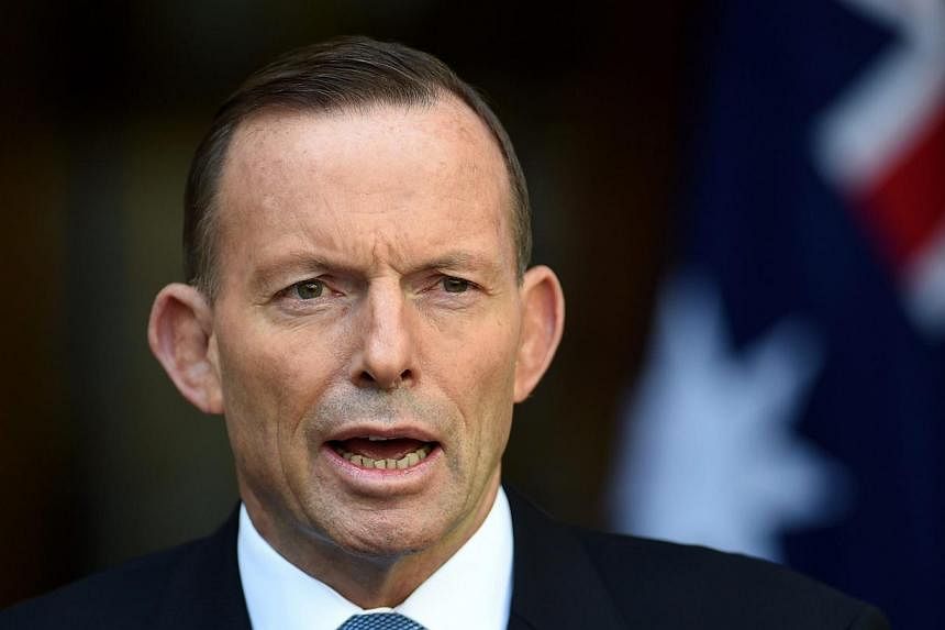 Australian Prime Minister Tony Abbott on Tuesday, May 26, 2015, said that the country will seek to strip citizenship from dual nationals who fight with militants overseas or who carry out domestic attacks. -- PHOTO: AFP