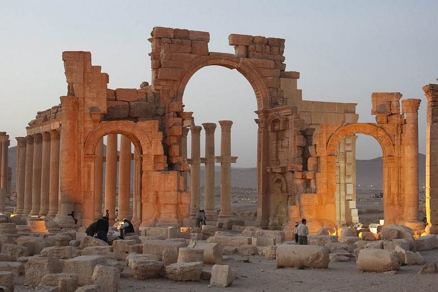 The ancient city of Palmyra in central Syria. -- PHOTO: EPA