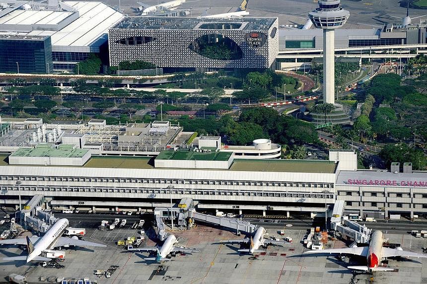 The growth in Singapore-Australia air links with more flights, cities and seats has made Changi Airport a prime choice for travellers heading Down Under. -- PHOTO: ST FILE