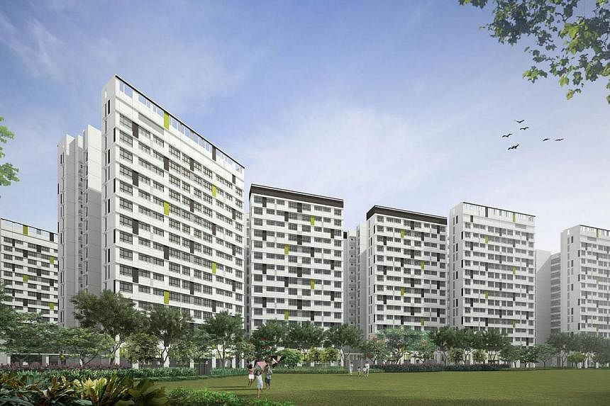 An artist's impression of Tampines GreenWeave. -- PHOTO: HDB