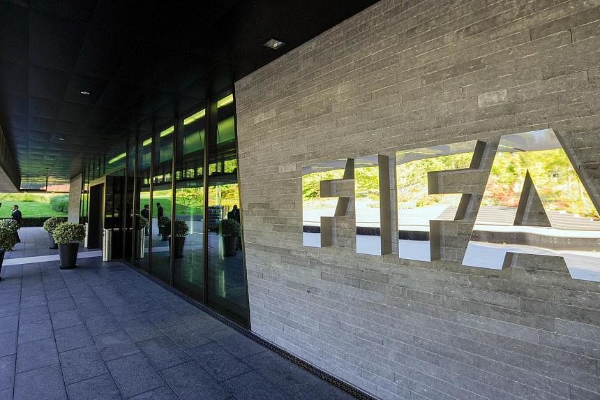 Six football officials were arrested in Zurich early on Wednesday upon request from US authorities, suspected of receiving or paying bribes worth millions of dollars, Swiss authorities said. -- PHOTO: AFP