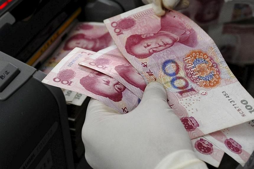 The yuan has become Asia's most-active currency for payments to China and Hong Kong, according to the Society for Worldwide Interbank Financial Telecommunications (Swift). -- PHOTO: REUTERS