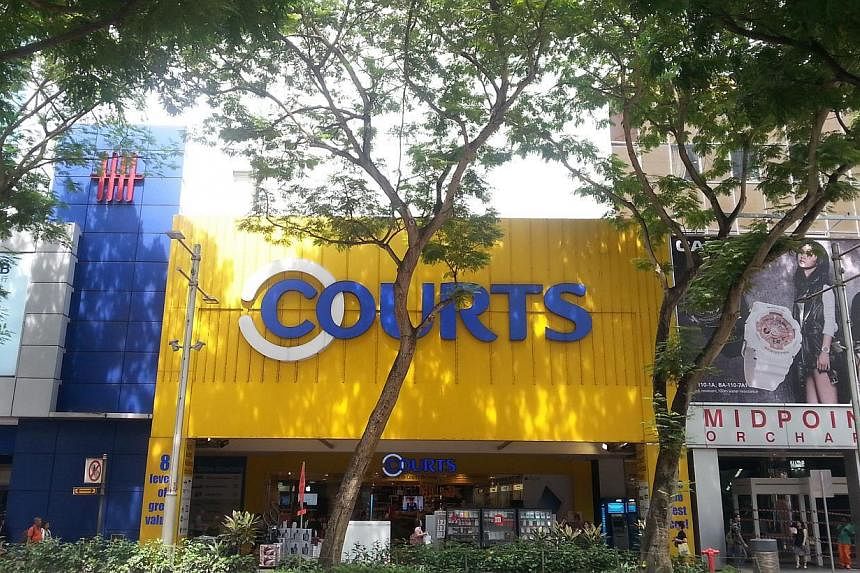 Courts Asia reported a fourth quarter net profit of $6.6 million, down 16.4 per cent year-on-year, as sales were flat in core markets amid difficult operating environment for retailers. -- PHOTO:&nbsp;KNIGHT FRANK