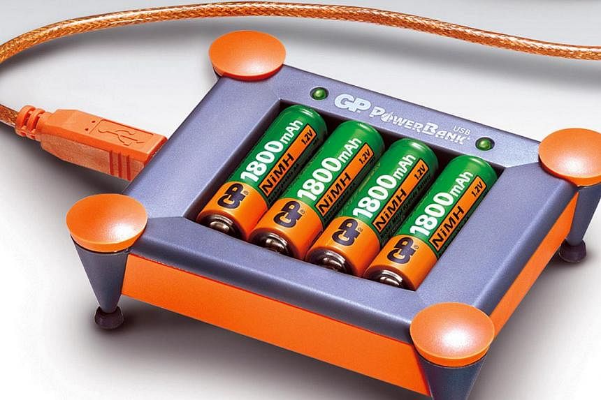 Battery maker GP Batteries on Wednesday, May 27, 2015, reported a smaller net loss of $2.3 million for the fourth quarter, compared to the $26 million loss in the same period a year ago. -- PHOTO: GP BATTERIES LT&nbsp;