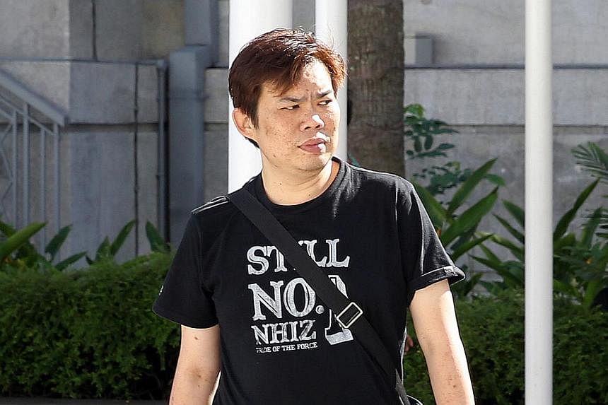 Kelvin Lim Zhi Wei, 32, was charged with one count of cheating involving $330. -- ST PHOTO: SEAH KWANG PENG&nbsp;