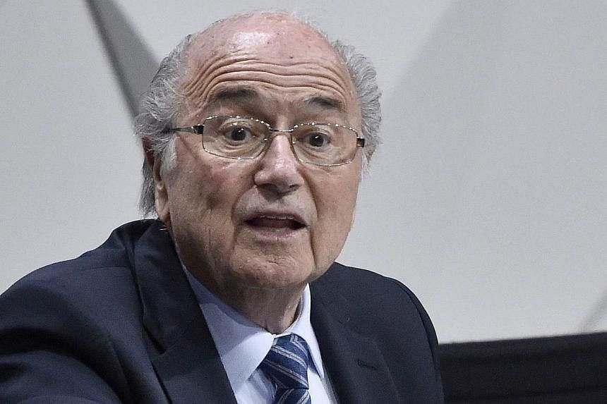 Fifa President Sepp Blatter attends the 65th Fifa Congress in Zurich on May 29, 2015. Domenico Scala, chairman of the audit and compliance committee, issued a stark warning that Fifa's culture must change if it is to reclaim its credibility as an ope