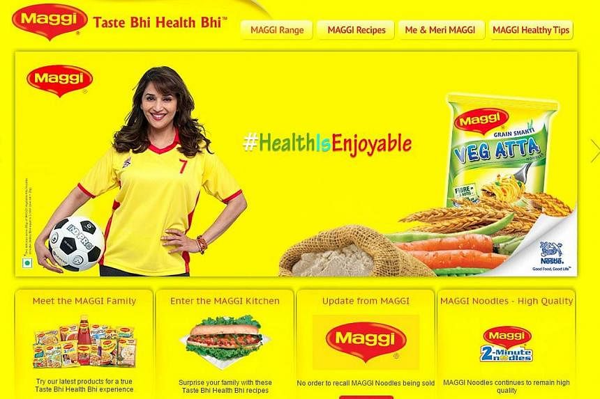 Food Safety and Drug Administration authorities in northern India's Uttar Pradesh have filed a criminal case against Nestle India after finding dangerous levels of lead in a batch of Maggi noodles, an official said on Sunday, May 31, 2015. -- SCREENG