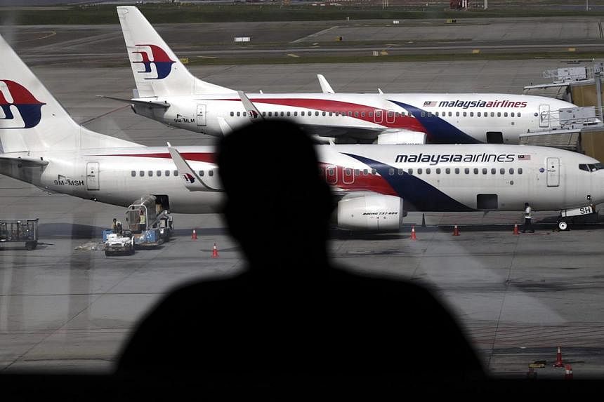 A passenger looks at Malaysia Airline planes from the viewing gallery at Kuala Lumpur International Airport. The Malaysian government and Malaysia Airlines have reached an out-of-court settlement with the family of a man who was on Flight MH370, a la
