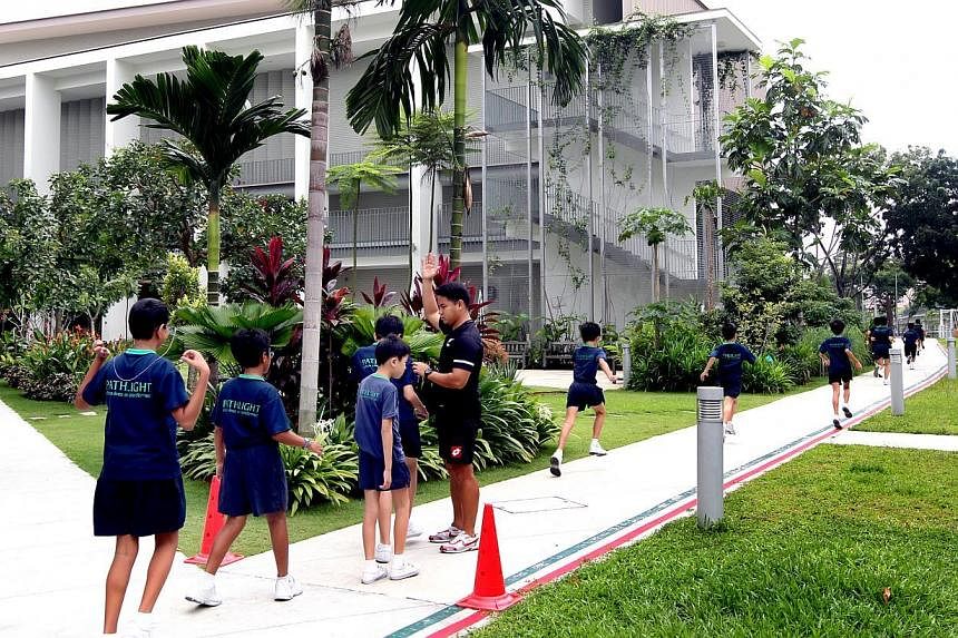 Students at Pathlight School’s campus in Ang Mo Kio. Public special education school (Sped) students will soon have more guidance in sexuality education and relationships. The Ministry of Education has awarded a tender to develop a guide to help Sp