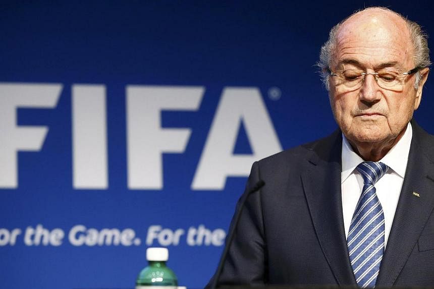 Sepp Blatter pauses during a news conference at the Fifa headquarters in Zurich, Switzerland, on June 2, 2015. -- PHOTO: REUTERS