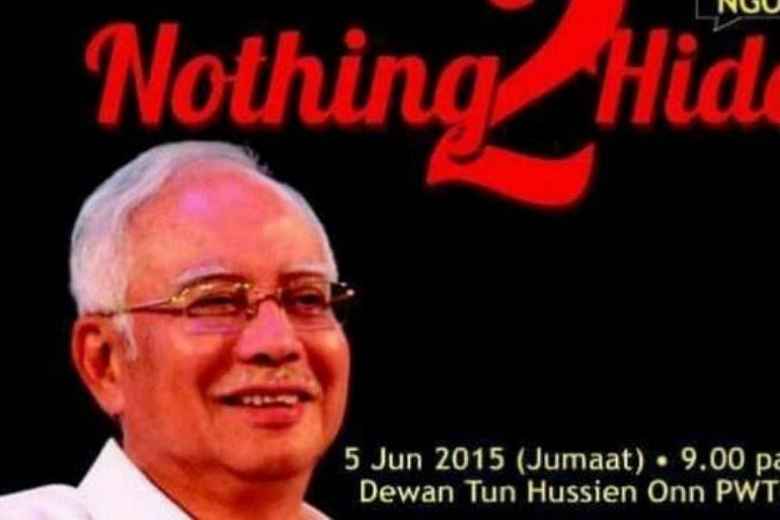 The scheduled Nothing2Hide dialogue between Prime Minister Datuk Seri Najib Tun Razak and NGOs on the subject of 1Malaysia Development Board (1MDB) has been cancelled following a Twitter message by the Inspector General of Police saying it would not 