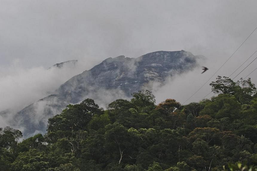 The bodies of 11 climbers have been recovered following the 6.0-magnitude quake which struck early Friday in Mount Kinabalu. -- PHOTO: EPA&nbsp;