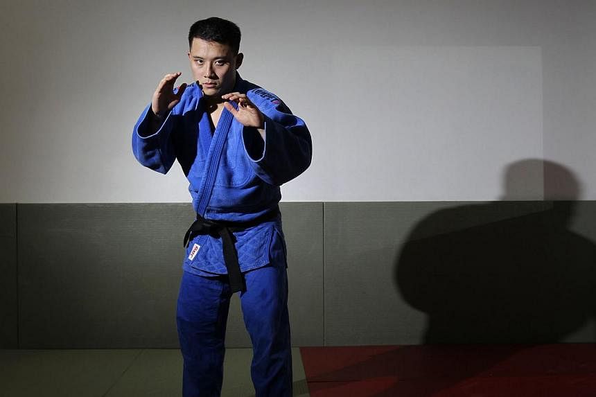The only Singaporean to reach a final at the SEA Games judo competition was Gabriel Yang. Three of his compatriots in action on June 7, 2015 were eliminated from gold medal contention. -- PHOTO: ST FILE
