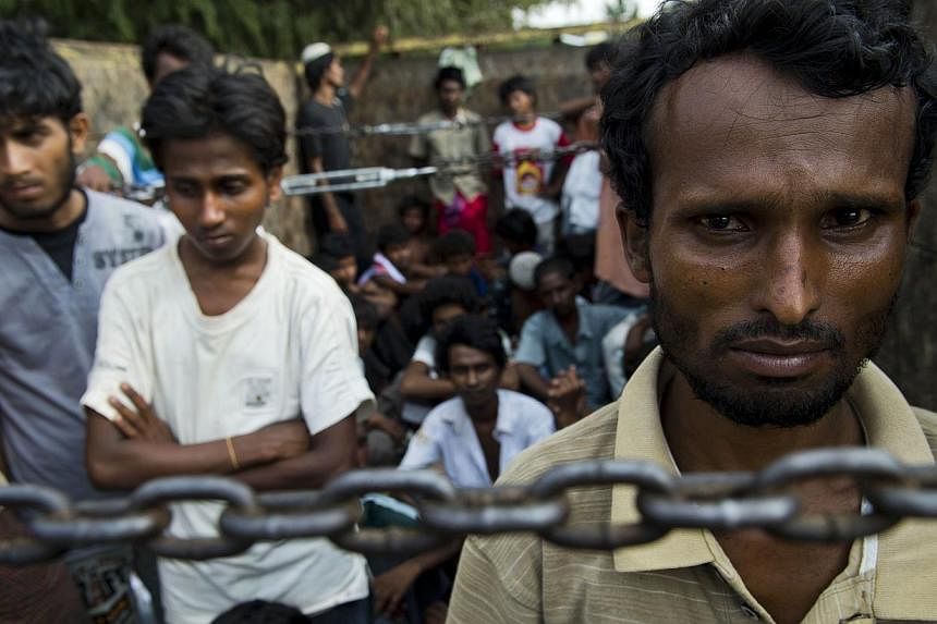 Rohingya men who enter Malaysia illegally are looking for Muslim widows in a bid to escape their past and have a better future. -- PHOTO: AFP