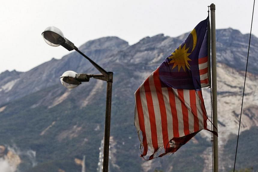 Four weak tremors have been reported in Malaysia's Sabah state in a period of four hours on Sunday morning.&nbsp;-- PHOTO: EPA