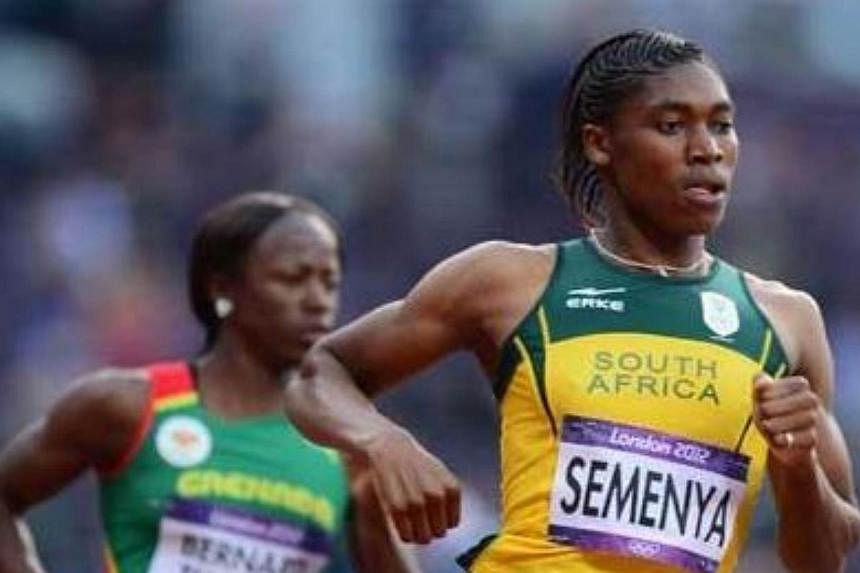 South African runner Caster Semenya was subjected to a series of humiliating tests due to questions being raised about her gender after she won gold in the women's 800 metres at the 2009 World Championships. -- PHOTO: IAAF.ORG
