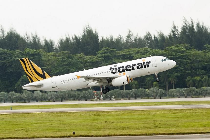 The aircraft (not pictured) landed safely in Haikou three hours later after two fly-pasts. -- PHOTO: TIGERAIR
